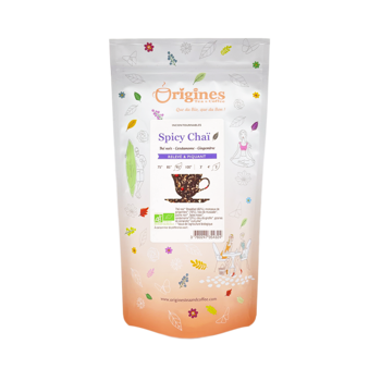Origines Tea&Coffee The Noir Bio En Vrac Spicy Chai Ceylan 1Kg Fleur De The 1 Kg - Pochette 1 kg