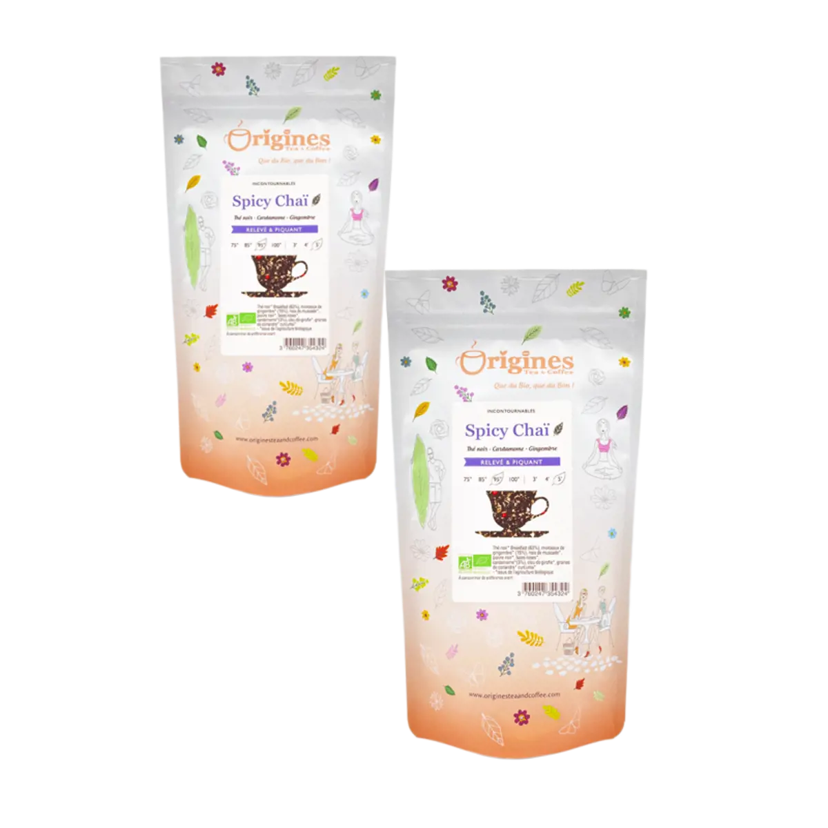 Té Nero Bio sfuso - Spicy Chaï Ceylan - 1kg by Origines Tea&Coffee