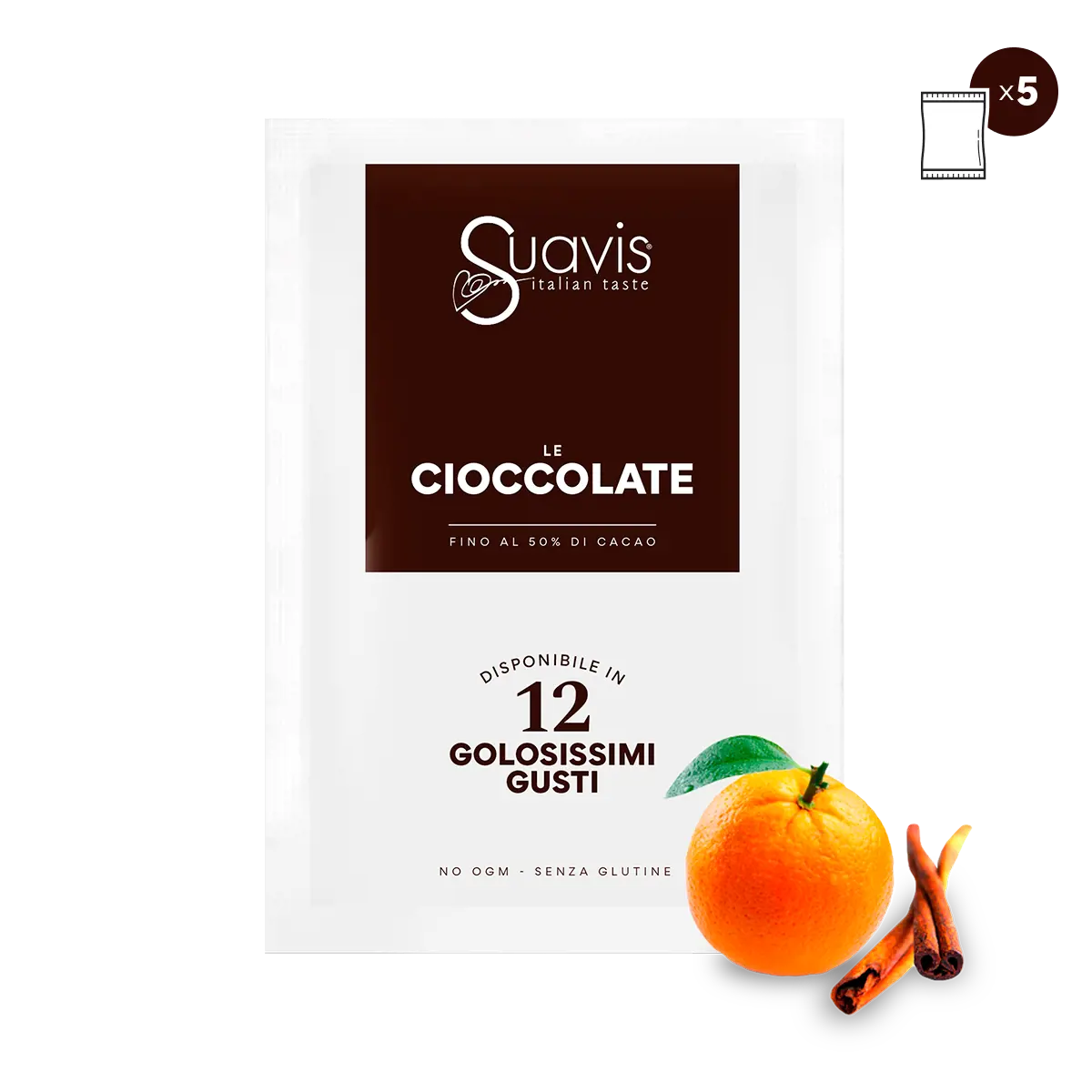 Deuxième image du produit Suavis Chocolat Chaud Orange Cannelle Boites 125 G by Suavis
