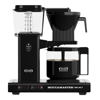 MOCCAMASTER Filterkaffeemaschine - 1,25 l - KBG Select Black - 