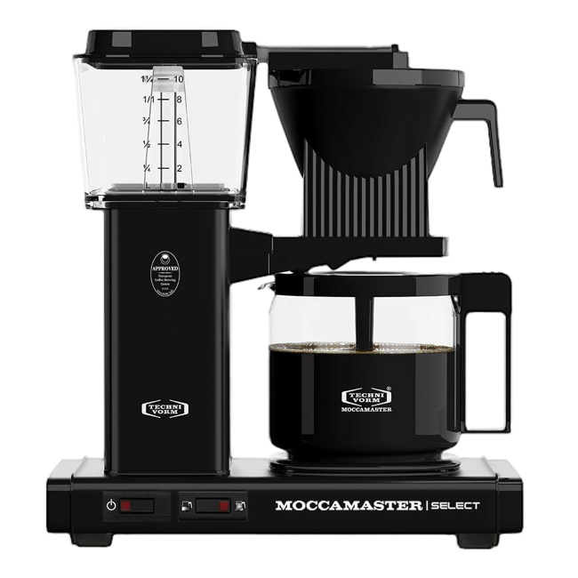 MOCCAMASTER Filterkaffeemaschine - 1,25 l - KBG Select Black by Moccamaster Deutschland