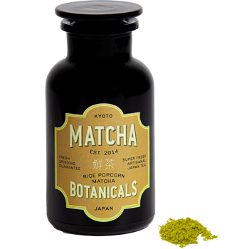 Matcha Botanicals Rice Popcorn Matcha 200 G - Bouteille en verre 200 g