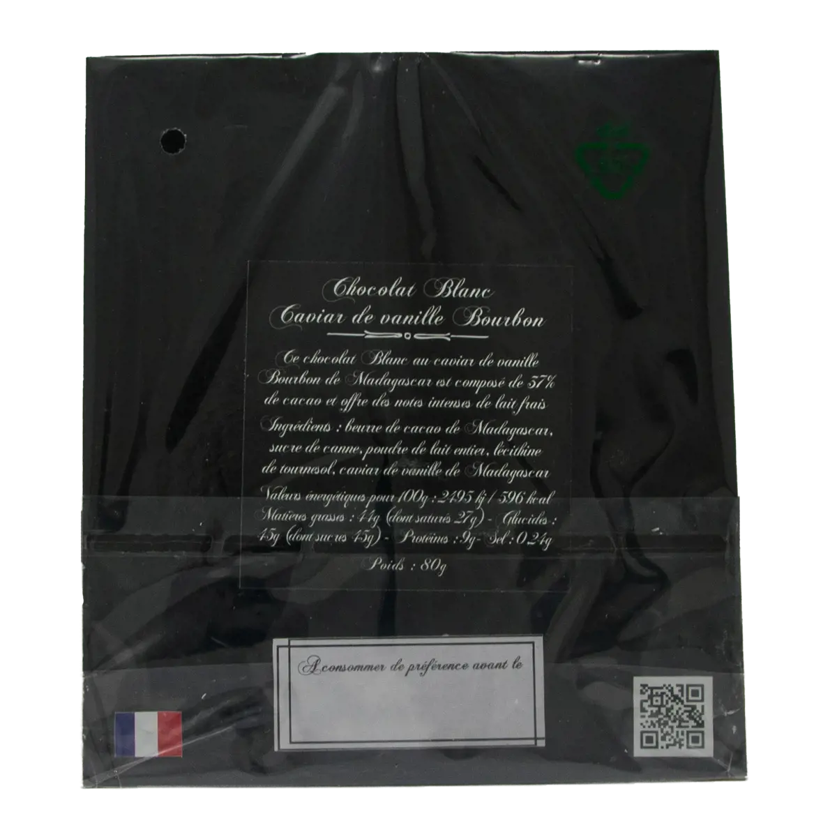 Deuxième image du produit Pichon - Tablette Lyonnaise Triangle Chocolat Blanc Caviar De Vanille Bourbon Boite En Carton 80 G by Pichon - Tablette Lyonnaise