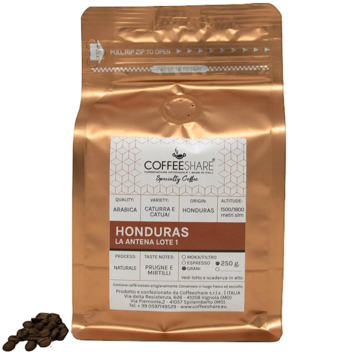 Cafe En Grain Torrefazione Coffeeshare Cafe Du Honduras La Antena 250 G by Torrefazione Coffeeshare