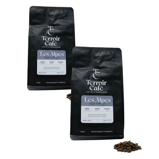 Terroir Cafe Café En Grains - La Composition Des Alpes - 1Kg by Terroir Cafe