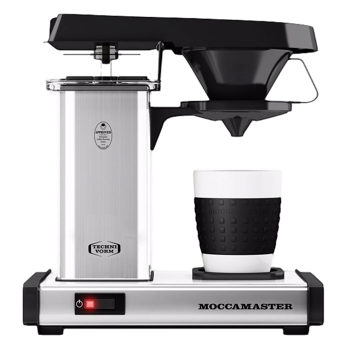 MOCCAMASTER  Macchina del caffè a filtro elettrica - 300 ml - Cup One Alluminio lucido - 