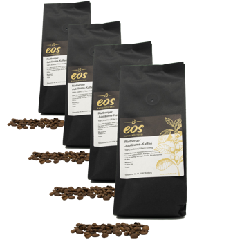 Cafe En Grain EOS Kaffeerösterei Cafe Anniversaire Rietberg 500 G - Pack 4 × Grains Pochette 500 g