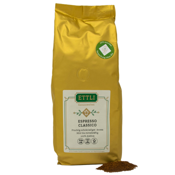 Gemahlener Kaffee - Espresso Classico - 1kg - Mahlgrad Filter Beutel 1 kg