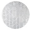 Platzset mit Geometrischem Muste - Silber - 6er Set by Aulica