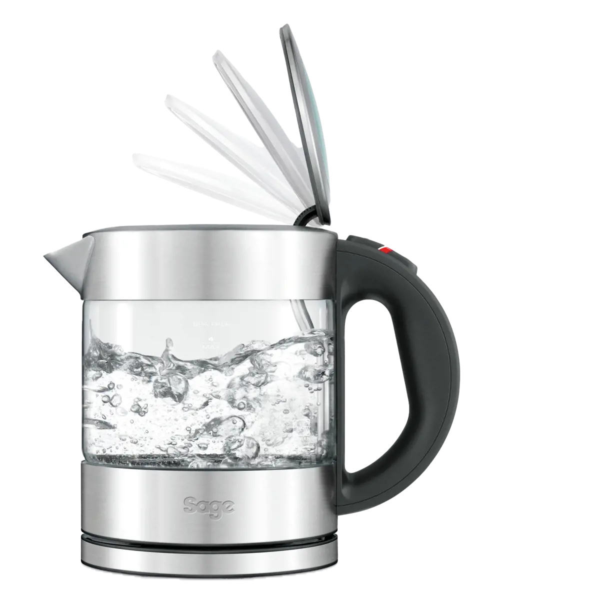 Troisième image du produit Sage Appliances Bouilloire Sage Compact Verre Acier Inoxydable by Sage Appliances