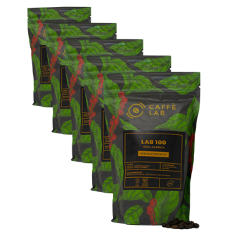 Kaffeebohnen - Mischung Specialty LAB 100 - 250g - Pack 5 × Bohnen Beutel 250 g