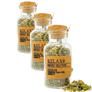 Hyperborea Tisane Relaxo Bocal En Verre 55 G - Pack 3 × Bocal en verre 55 g