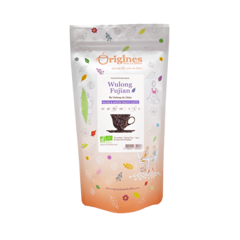 Origines Tea&Coffee The Bleu Bio En Vrac Wulong Fujian Chine 500G Fleur De The 500 G - Pochette 500 g