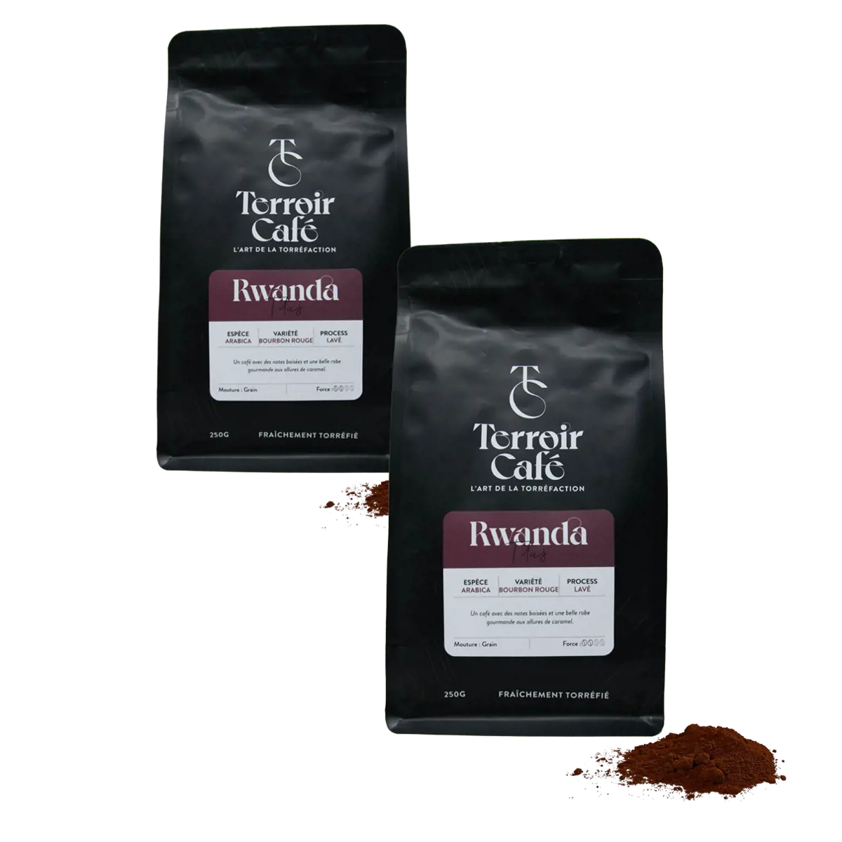 Gemahlener Kaffee - Rwanda, Titus 1kg by Terroir Cafe