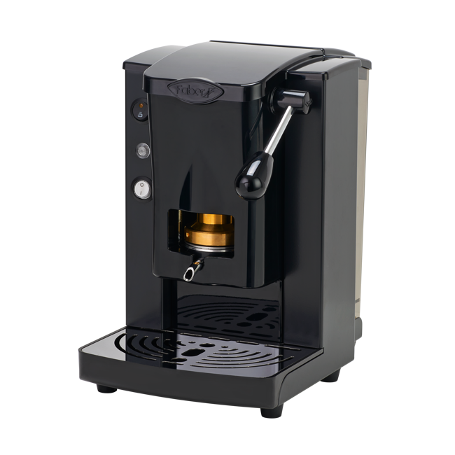 FABER Kaffeepadmaschine - Piccola Slot Black schwarz  1,5 l by Faber