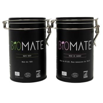 Biomaté Duo Decouverte Mate Vert Rose De Damas Box Decouverte Cadeau 300 G - Coffret découverte 300 g