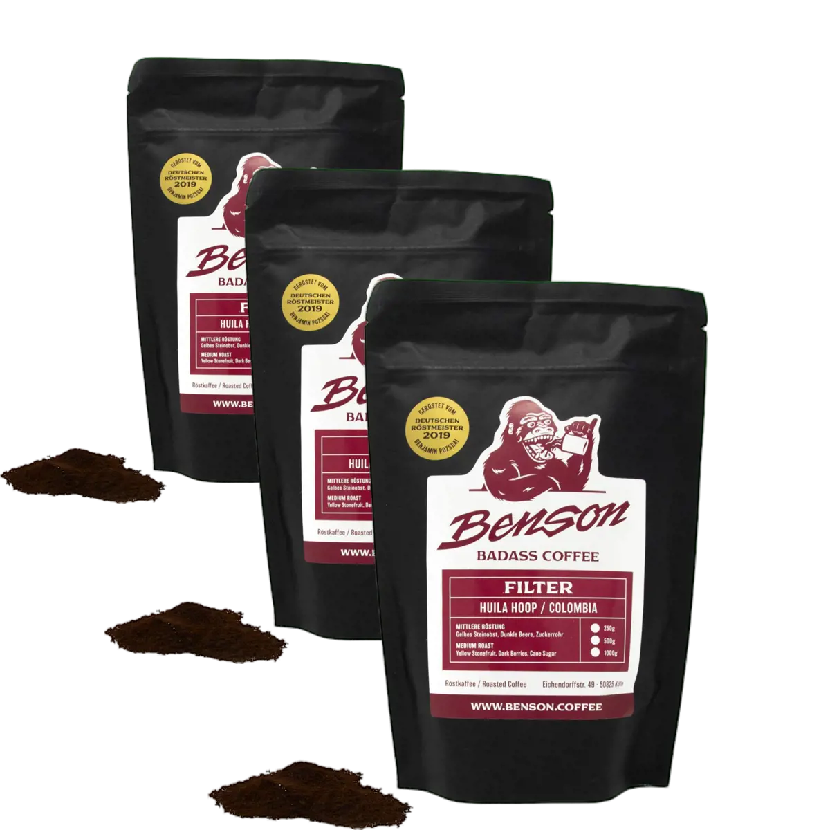 Benson Huila Hoop Filtre Moulu Filtre- 500 G by Benson