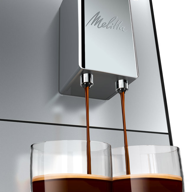 Troisième image du produit Melitta Purista F230-101 - Machine Espresso Argent by Melitta