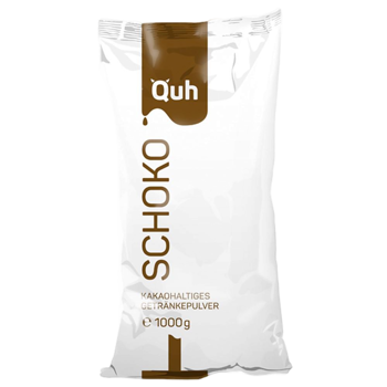 Quh Chocolat en poudre 15% - 1 kg - Pochette 1 kg