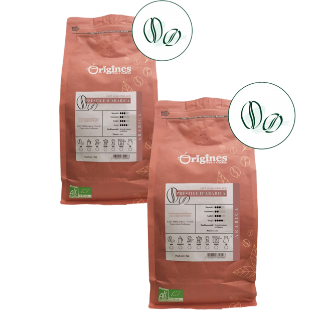 Caffè macinato - Prestige d’Arabica - 1kg by Origines Tea&Coffee