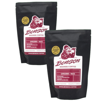 Benson Cafe Moulu Capricornio Espresso 1Kg Moulu Espresso - 1 Kg - Pack 2 × Moulu Espresso Pochette 1 kg