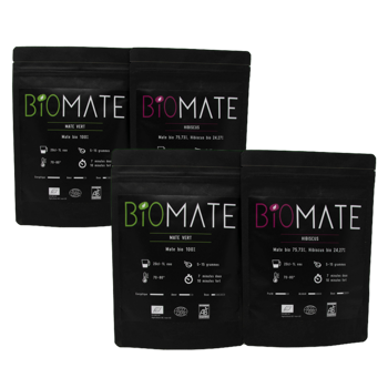 Scoperta Duo: Mate Verde e Ibisco - Pack 2 × Pacco di degustazione 100 g