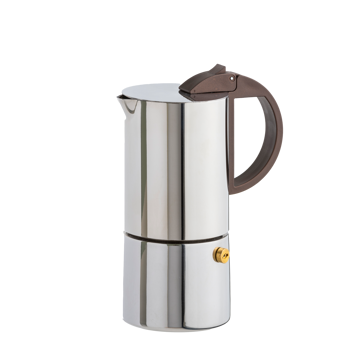 Caffettiera espresso – Originale – Caffettiera espresso in acciaio inox -  per qualsiasi fornello - per 4 tazze – Pratika