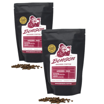 Kaffeebohnen - Capricornio, Espresso - 250g - Pack 2 × Bohnen Beutel 250 g