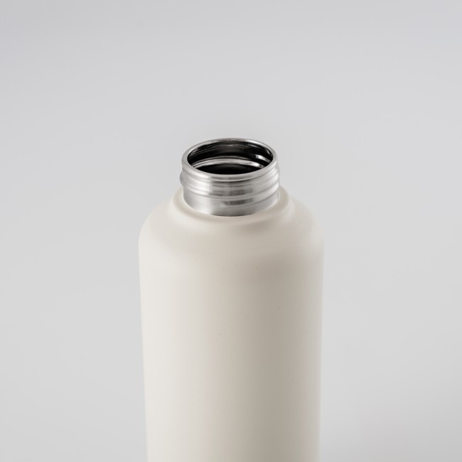 Secondo immagine del prodotto EQUA Bottiglia in acciaio inox Timeless bianco - 1l by Equa Italia