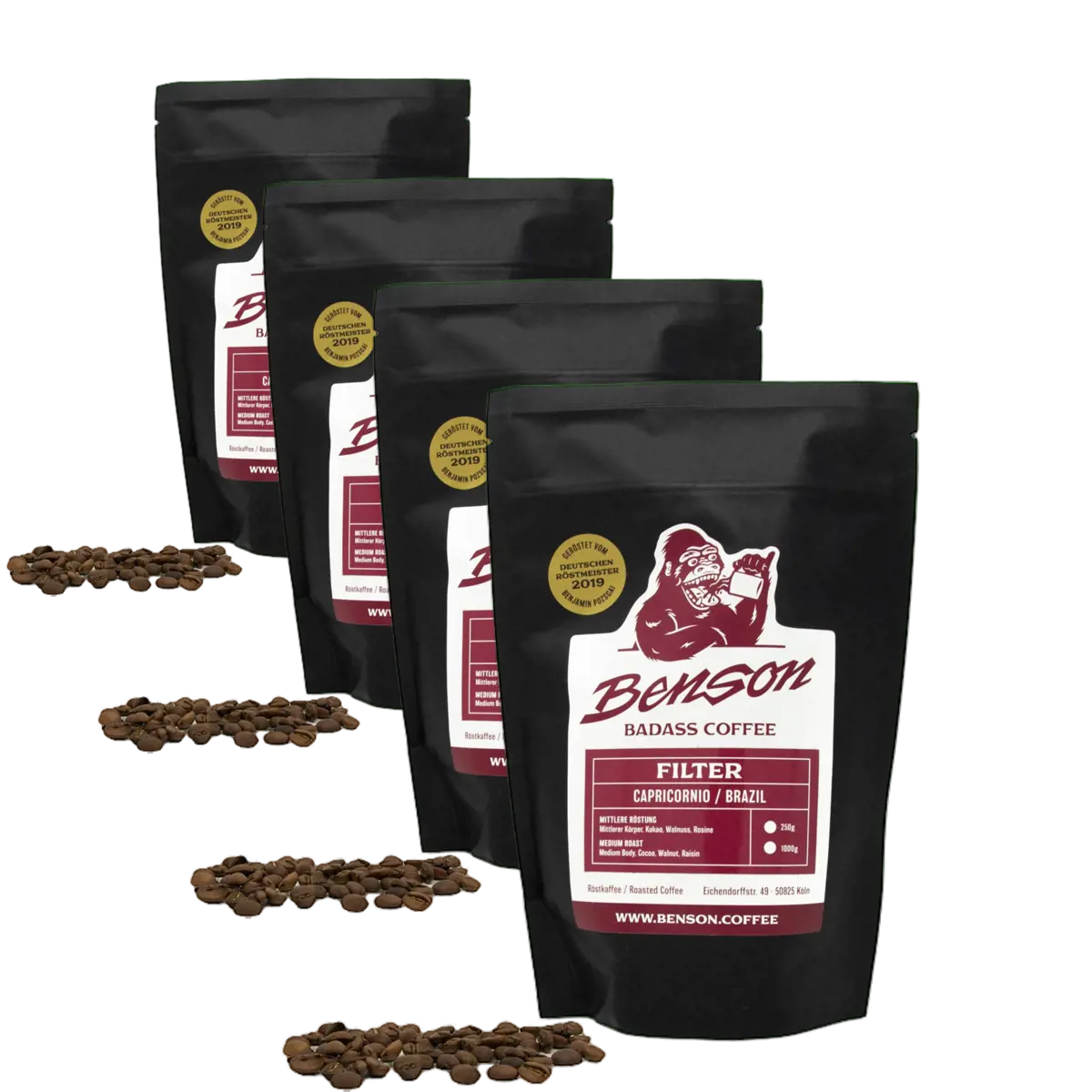 Café En Grain Benson - Capricornio, Filtre - 250G by Benson
