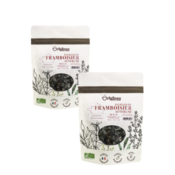 Infusion Bio Feuilles de framboisier - Vrac 500g - Pack 2 × Beutel 500 g
