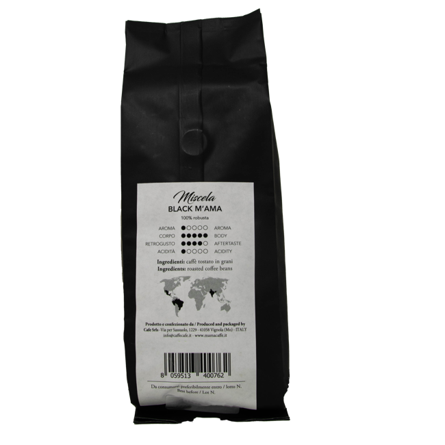 Deuxième image du produit M'ama Caffè Black M Ama Cafe Grains - 1 Kg by M'ama Caffè