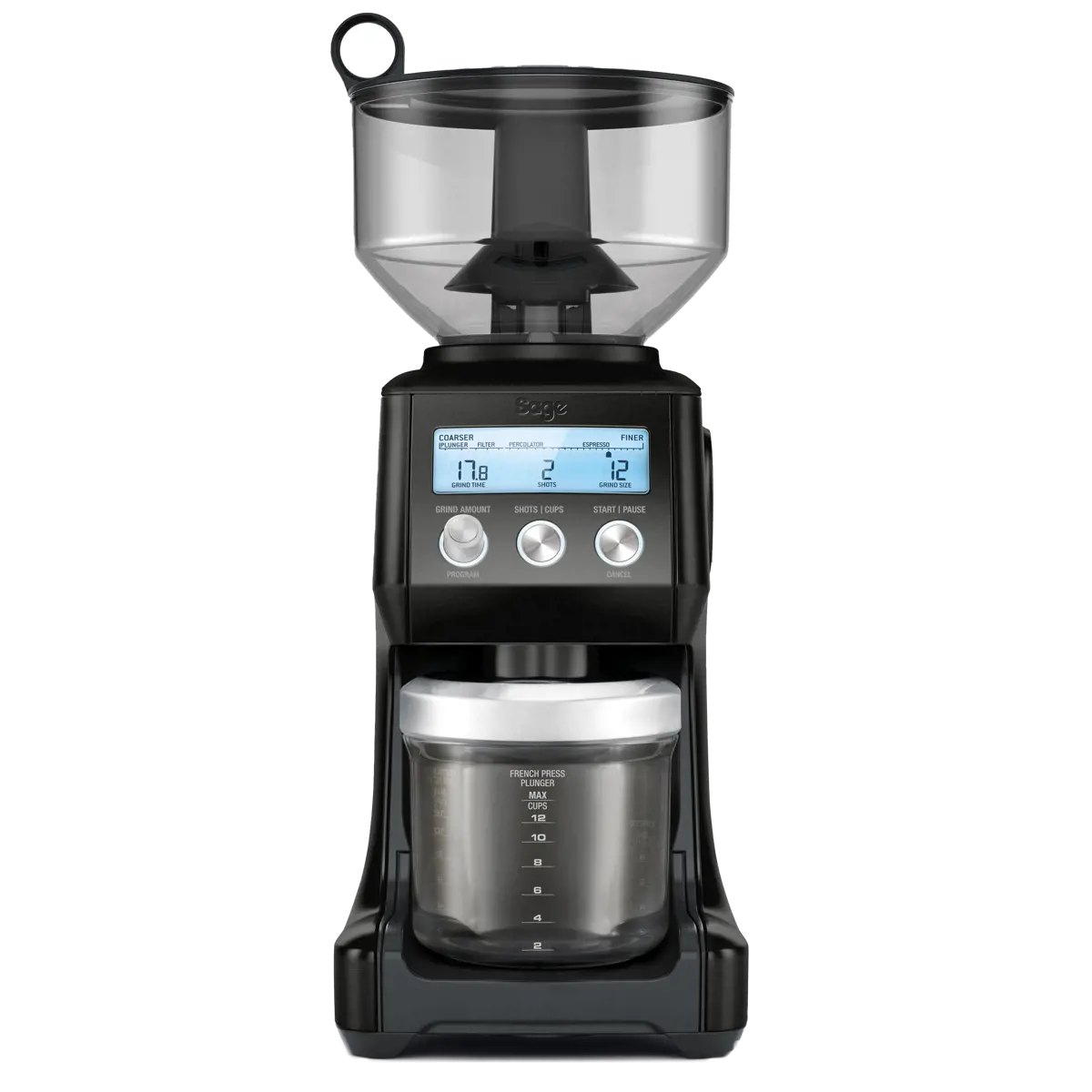 Sage Appliances Sage Smart Grinder Moulin A Cafe Pro Acier Inoxydable Noir by Sage Appliances