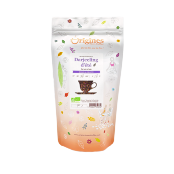 Origines Tea&Coffee The Noir Bio En Vrac Darjeeling D Ete Inde 1Kg Fleur De The 1 Kg - Pochette 1 kg