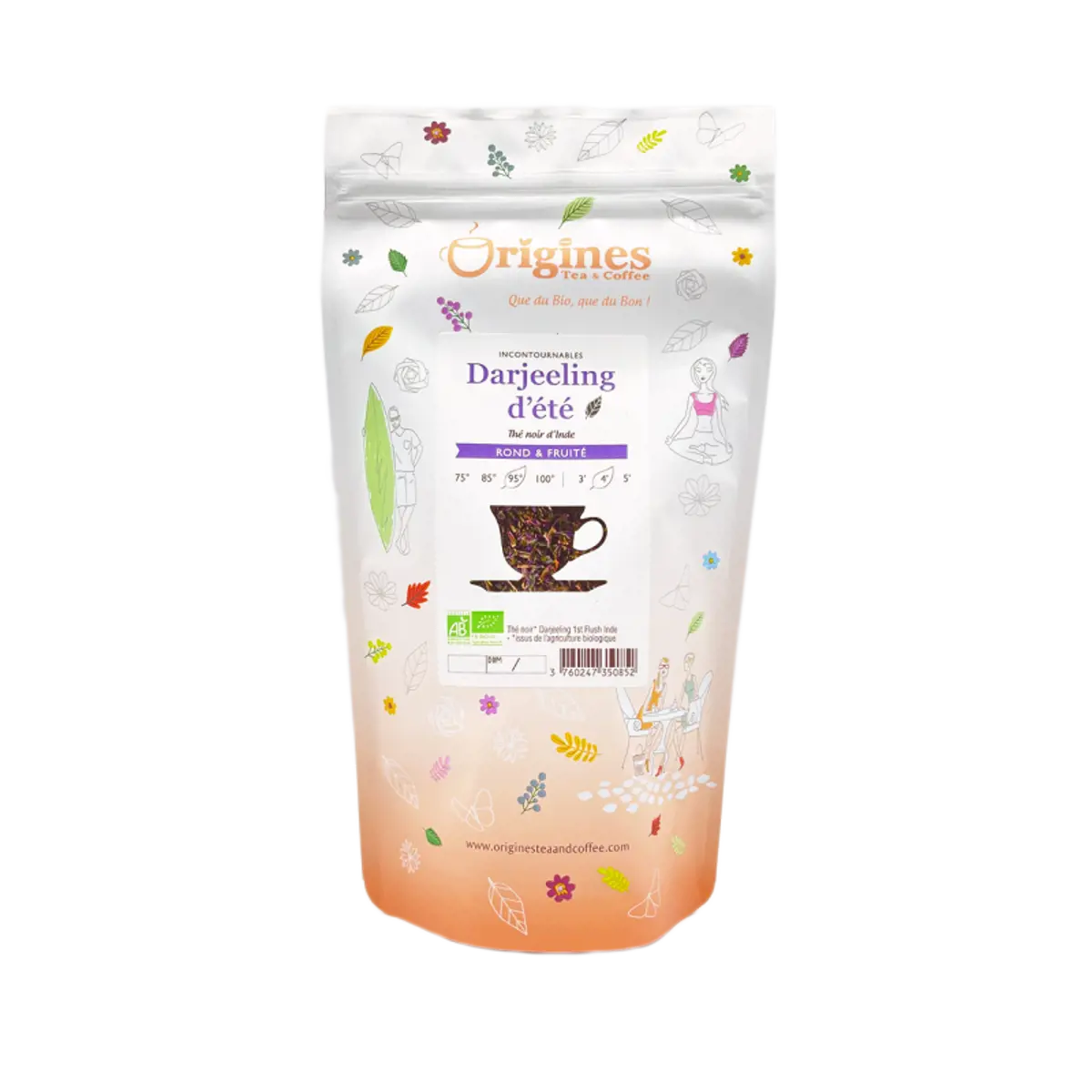 Origines Tea&Coffee The Noir Bio En Vrac Darjeeling D Ete Inde 1Kg Fleur De The 1 Kg by Origines Tea&Coffee