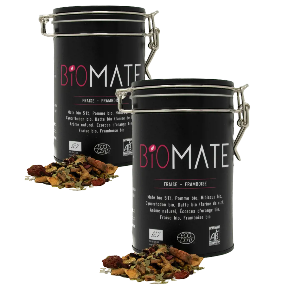 Biomaté Fraise Framboise Vrac En - 150 G by Biomaté