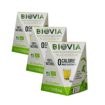 Poudre de feuilles de Stevia - Bio