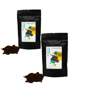 El Secreto - Espresso Blend - Pack 2 × Mahlgrad Moka Beutel 500 g