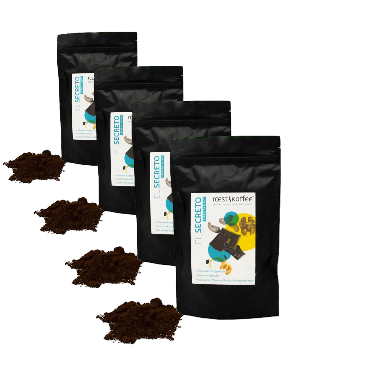 Roestkaffee El Secreto Espresso Blend Moulu Italien Moka- 500 G by Roestkaffee
