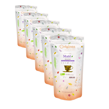 Origines Tea&Coffee Mate Bio Vert En Sachet Bresil 100G - 100 G - Pack 5 × Pochette 100 g