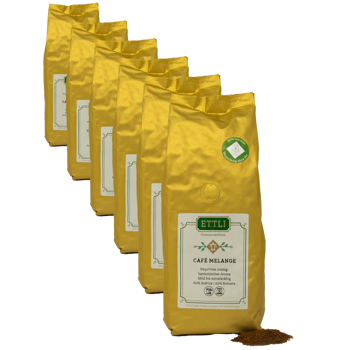 Caffè macinato - Café Melange - 250g - Pack 6 × Macinatura Filtro Bustina 250 g