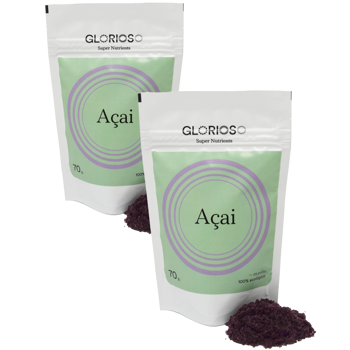 Glorioso Super Nutrients Acai - 70 G - Pack 2 × Pochette 70 g