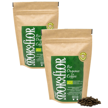 Mischung 80/20 Bio - Kaffeebohnen 1 kg - Pack 2 × Bohnen Beutel 1 kg