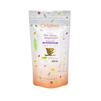 Origines Tea&Coffee The Blanc Bio En Sachet Imperial Chine 500G - 500 G - Pochette 500 g