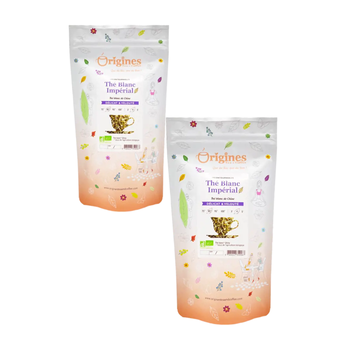 Weißer Tee Bio im Beutel - Imperial - China - 500g by Origines Tea&Coffee