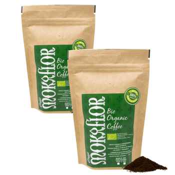 CaffèLab Melange 100 Arabica Bio Cafe Moulu 1 Kg Moulu Moka - 1 Kg - Pack 2 × Moulu Moka Pochette 1 kg