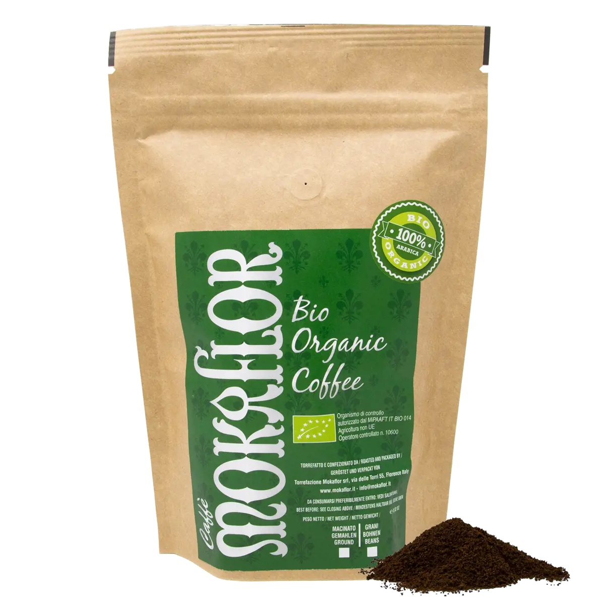 Miscela 100% Arabica Bio - Caffè macinato 1 kg by CaffèLab