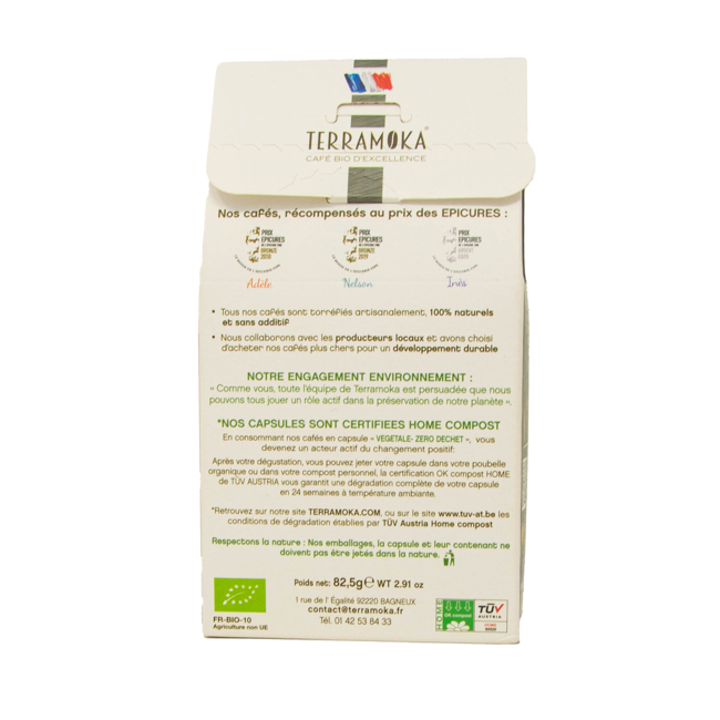 Secondo immagine del prodotto Capsule Compostabili - La firma dei Terratrotteurs - x15 by Terramoka