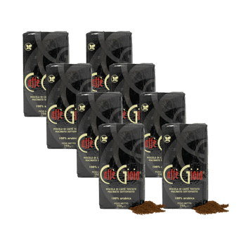 Caffè macinato - Miscela Nera - 8x250g - Macinatura Filtro Bustina 2 kg