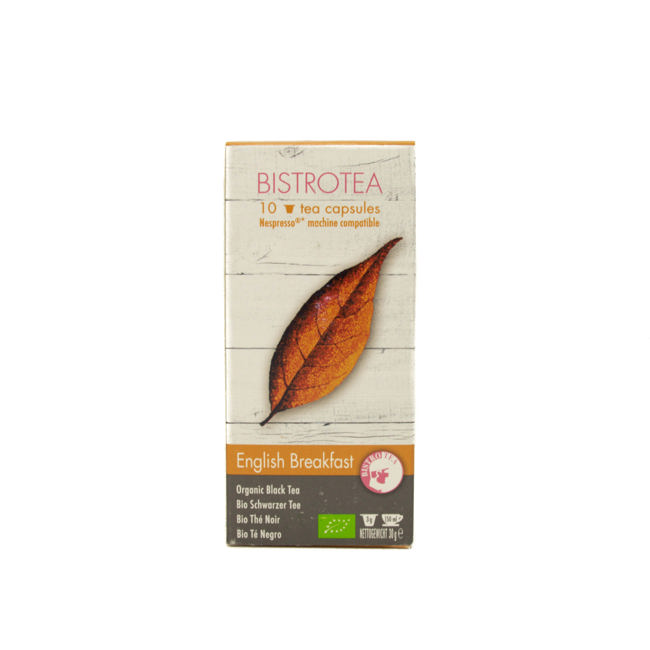 Troisième image du produit Bistrotea English Breakfast Dosettes Recyclables 10 capsules by Bistrotea